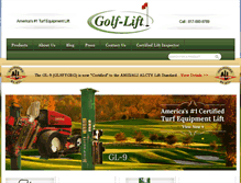 Tablet Screenshot of golf-lift.com